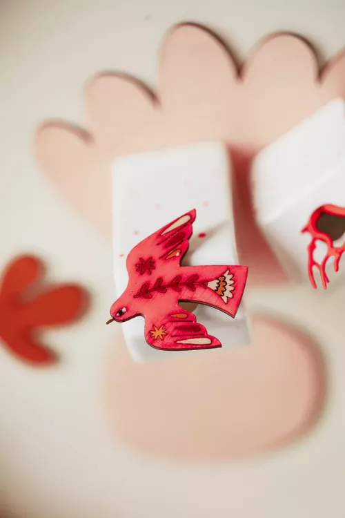 Broche Peace Bird
