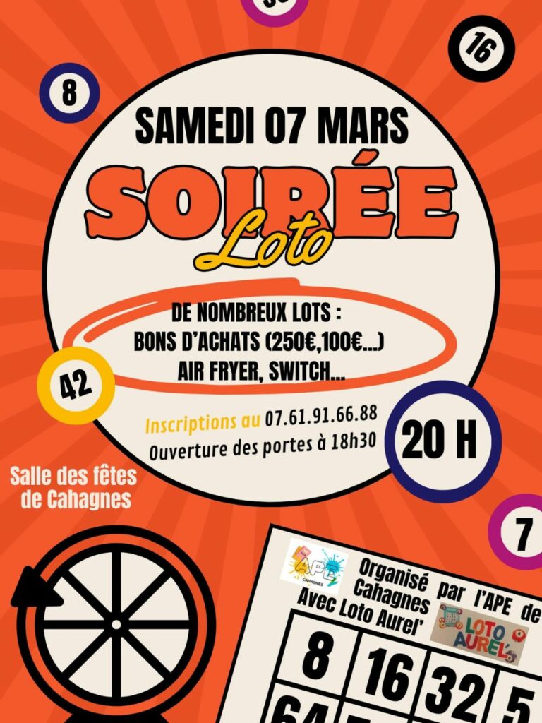 Venez jouer avec l&rsquo;APE les 7 et 8 mars